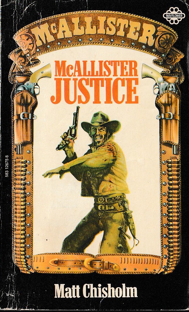 Matt Chisholm  McALLISTER JUSTICE front book cover image