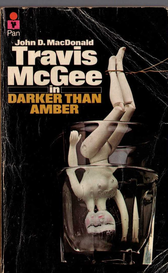 John D. MacDonald  DARKER THAN AMBER front book cover image