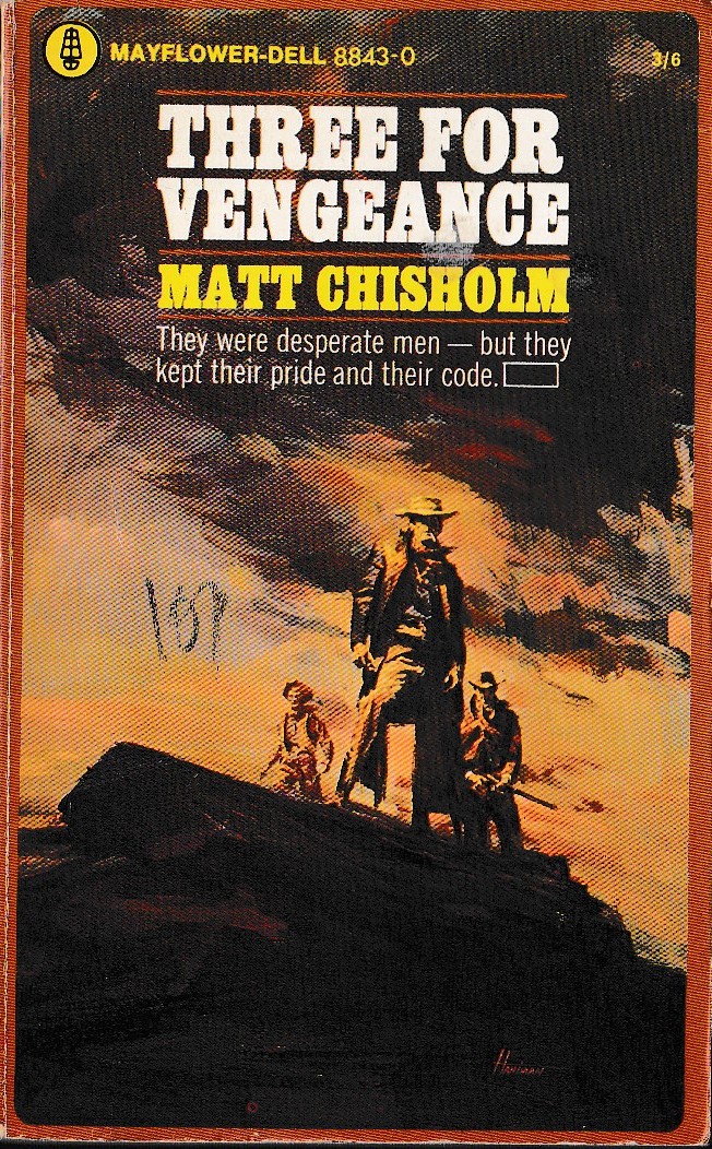 Matt Chisholm  THREE FOR VENGEANCE front book cover image