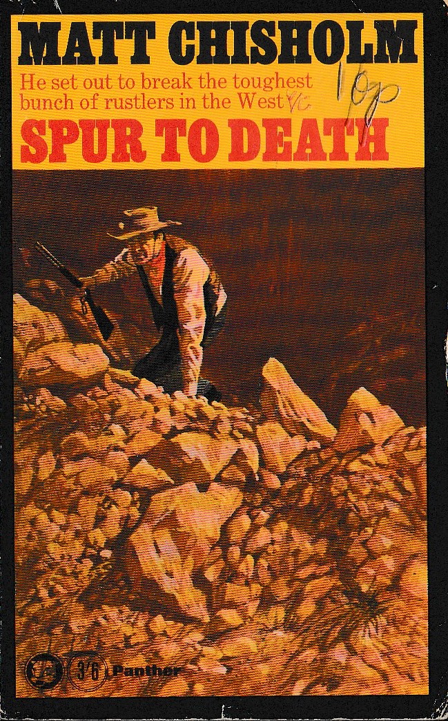 Matt Chisholm  SPUR TO DEATH front book cover image