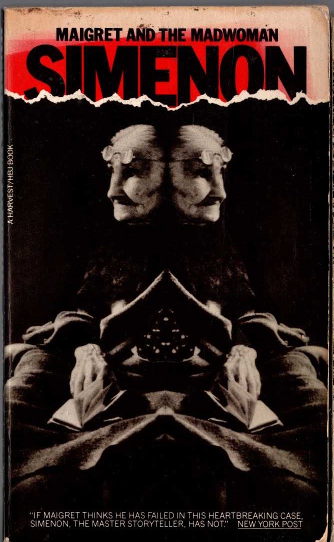Georges Simenon  MAIGRET AND THE MADWOMAN front book cover image
