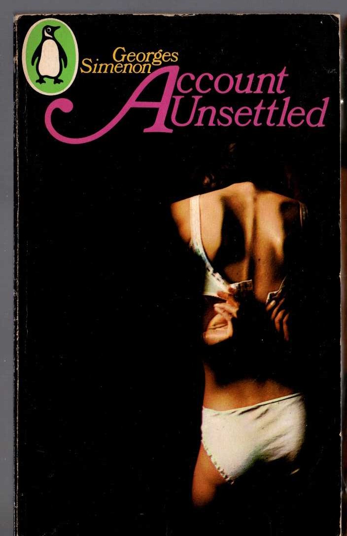 Georges Simenon  ACCOUNT UNSETTLED front book cover image