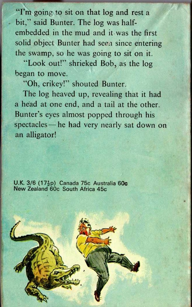 Frank Richards  BILLY BUNTER IN BRAZIL magnified rear book cover image