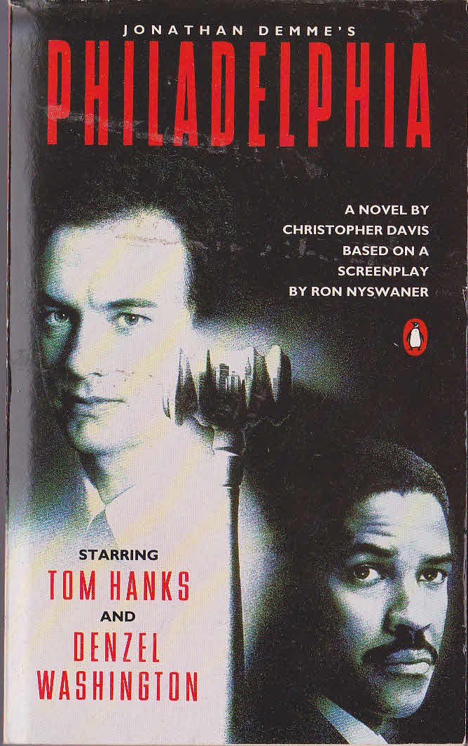 Christopher Davis  PHILADELPHIA (Tom Hanks & Denzel Washington) front book cover image