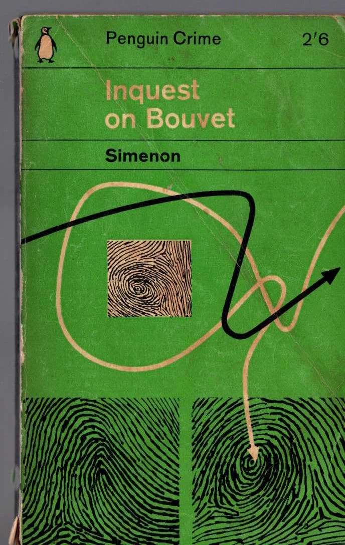 Georges Simenon  INQUEST ON BOUVET front book cover image