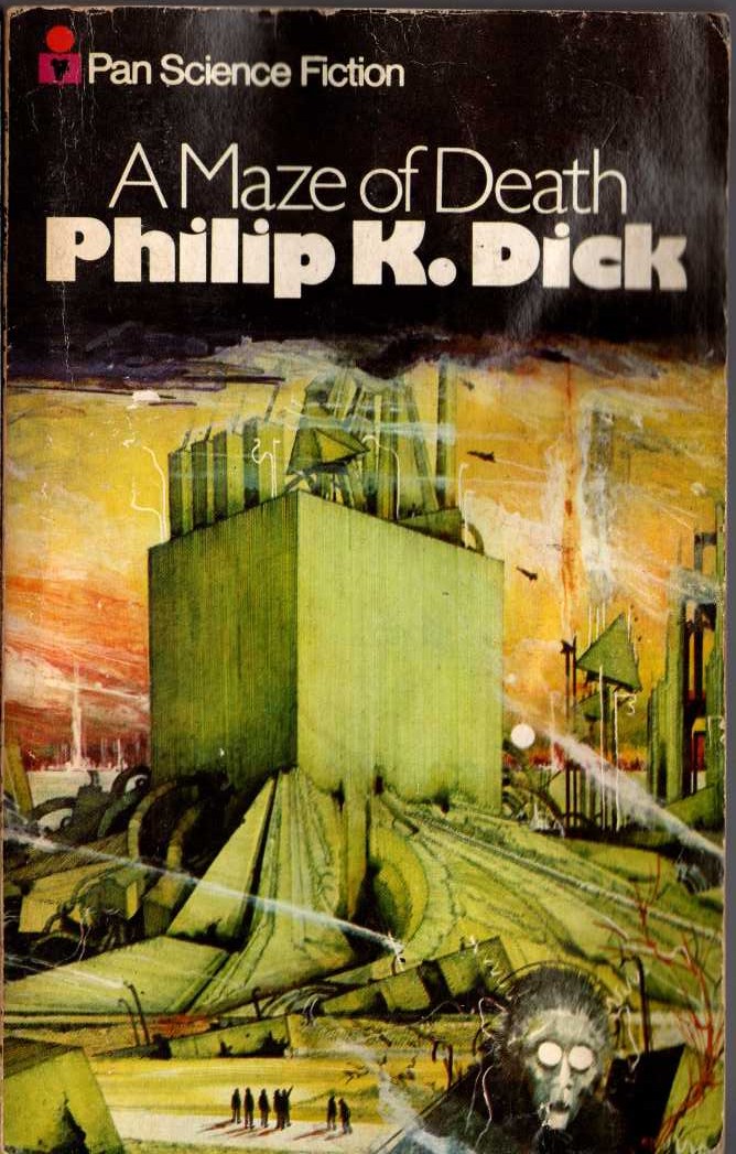 Philip K. Dick  A MAZE OF DEATH front book cover image