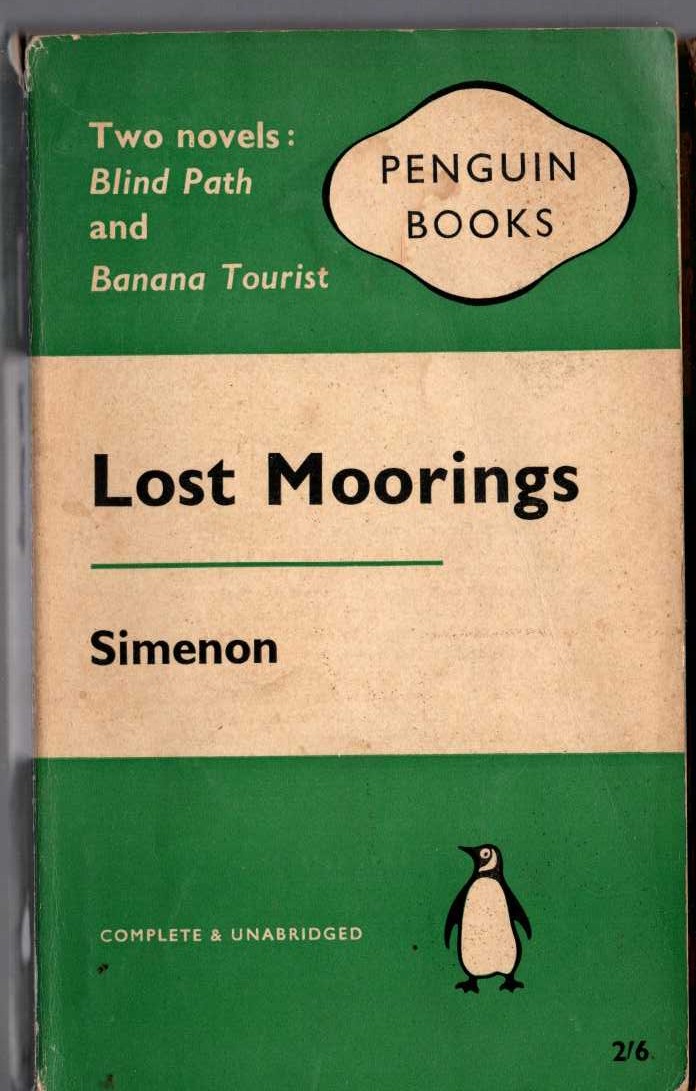 Georges Simenon  LOST MOORINGS front book cover image