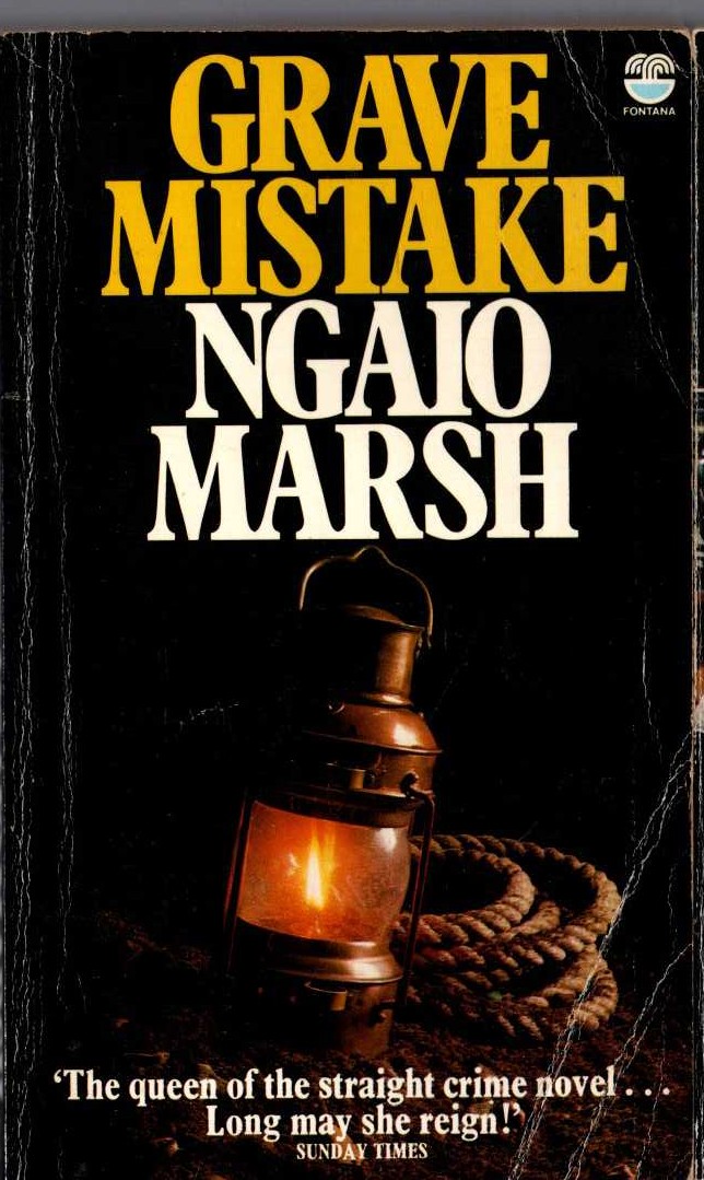 Ngaio Marsh  GRAVE MISTAKE front book cover image
