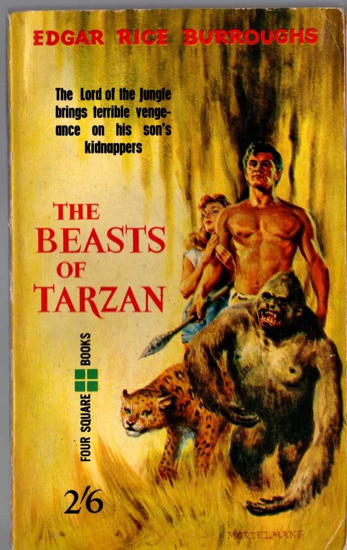 Edgar Rice Burroughs  THE BEASTS OF TARZAN front book cover image