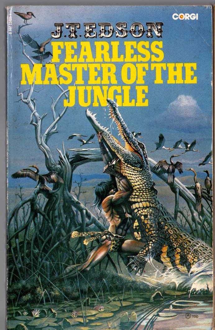 J.T. Edson  FEARLESS MASTER OF THE JUNGLE front book cover image