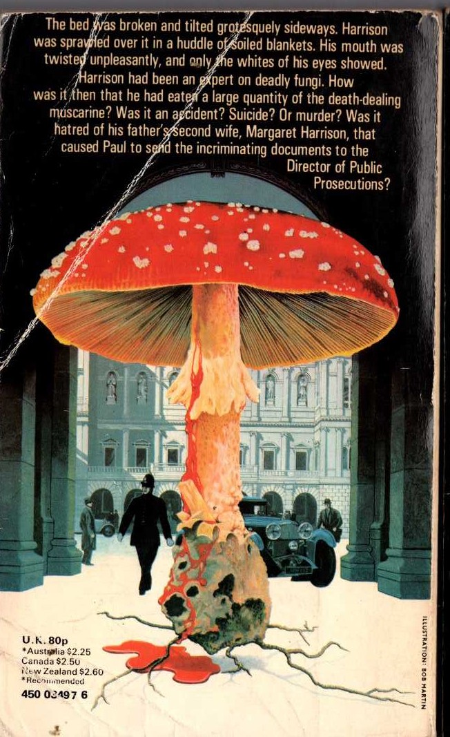 Lindsey Davis  ONE VIRGIN TOO MANY magnified rear book cover image