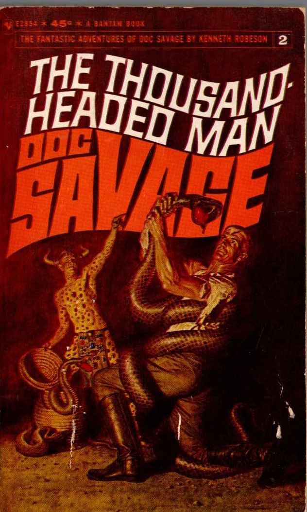 Kenneth Robeson  DOC SAVAGE: THE THOUSAND-HEADED MAN front book cover image
