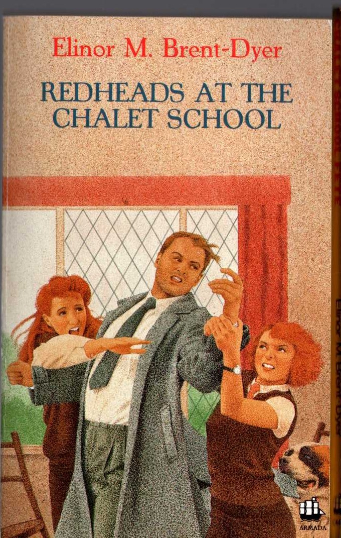 Elinor M. Brent-Dyer  REDHEADS AT THE CHALET SCHOOL front book cover image