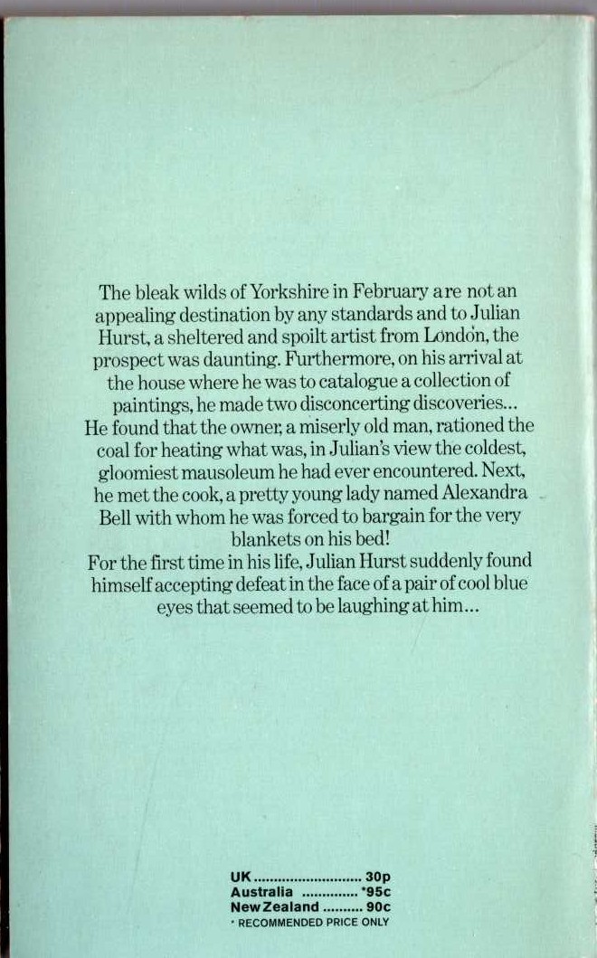Elizabeth Cadell  THE CUCKOO IN SPRING magnified rear book cover image