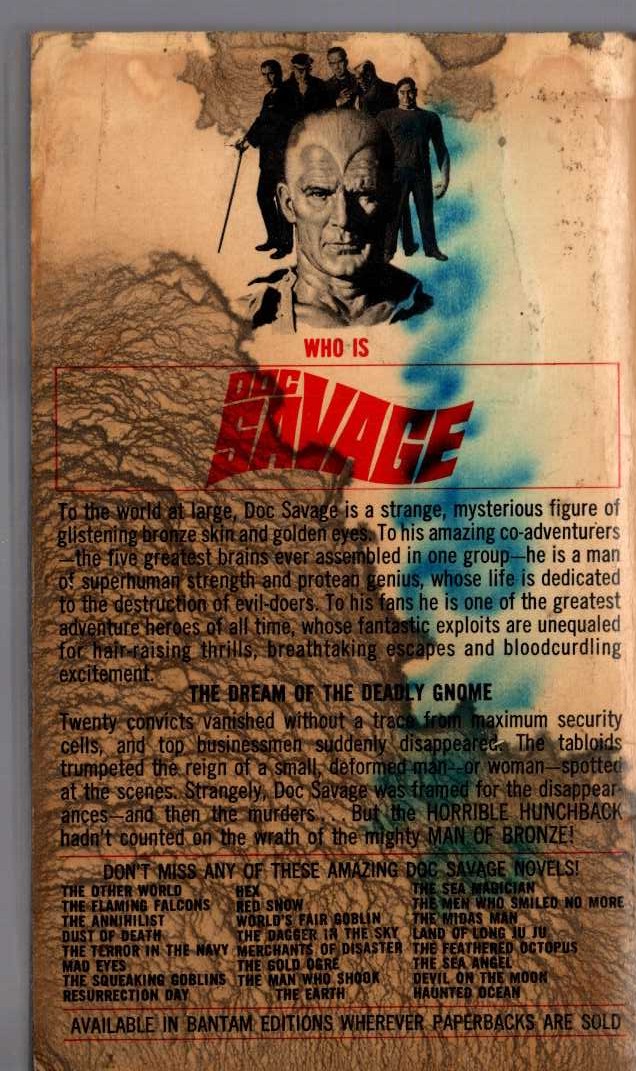 Max Brand THE MAN FROM MUSTANG<BR>
 . .Paperback Lib.(US) 1971 rear cover image
