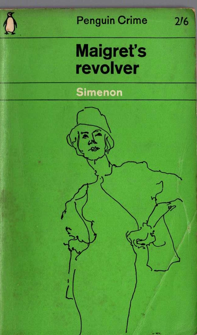 Georges Simenon  MAIGRET'S REVOLVER front book cover image