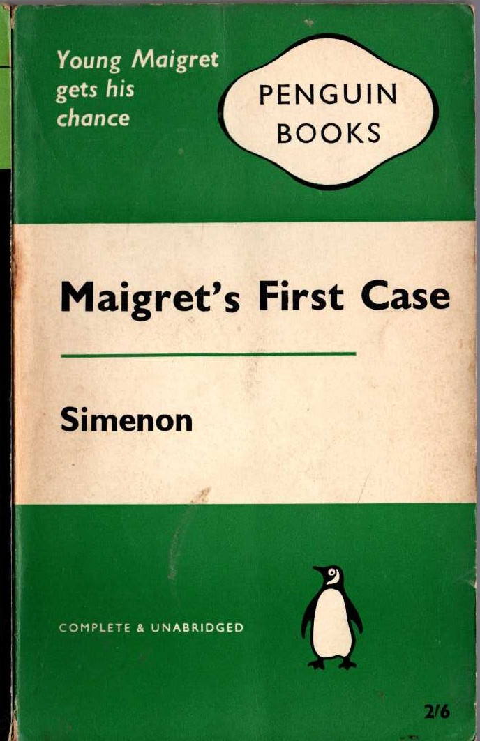 Georges Simenon  MAIGRET'S FIRST CASE front book cover image