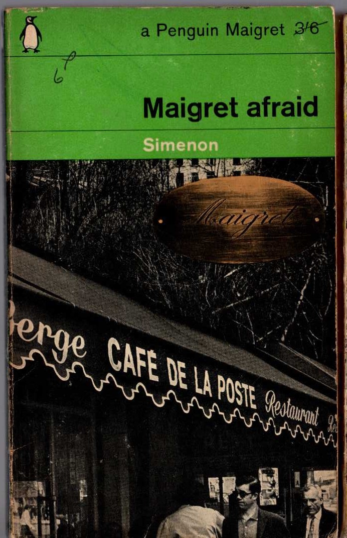 Georges Simenon  MAIGRET AFRAID front book cover image