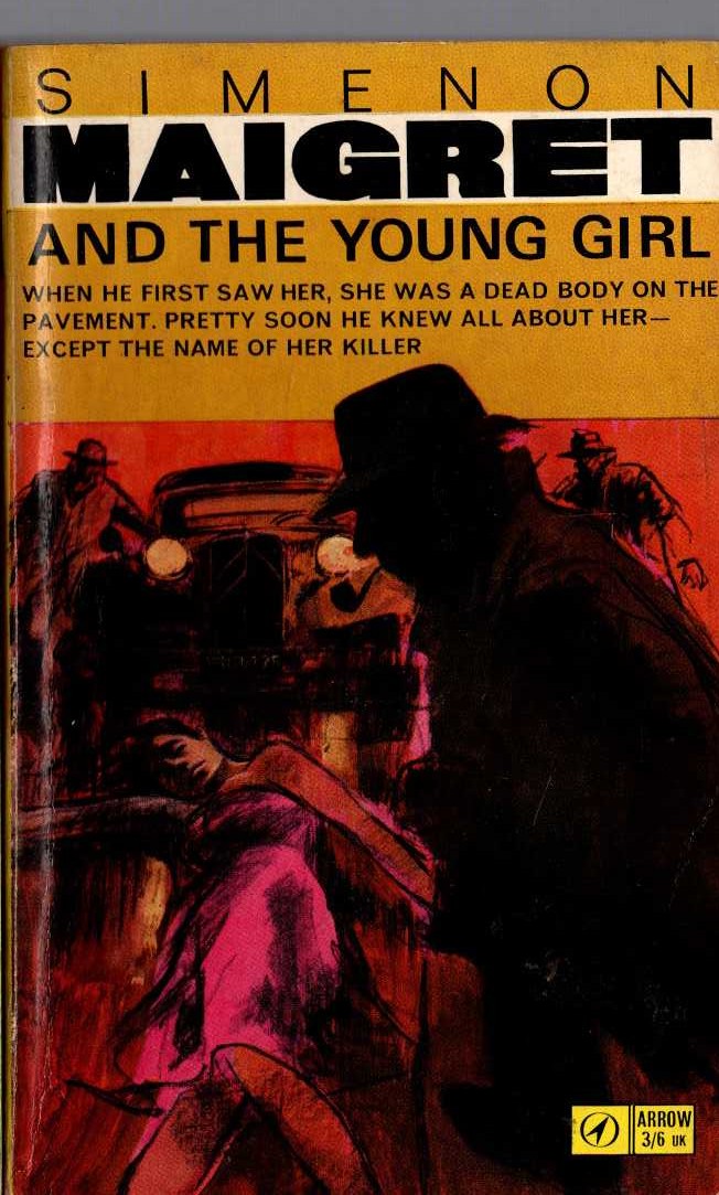 Georges Simenon  MAIGRET AND THE YOUNG GIRL front book cover image