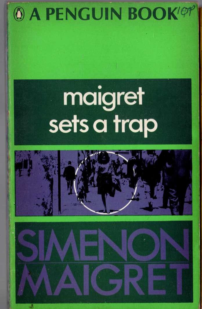 Georges Simenon  MAIGRET SETS A TRAP front book cover image