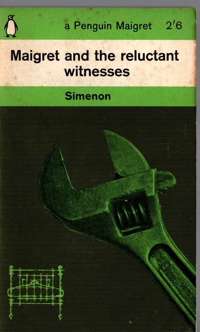 Georges Simenon  MAIGRET AND THE RELUCTANT WITNESSES front book cover image