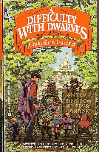 Craig Shaw Gardner  A DIFFICULTY WITH DWARVES front book cover image