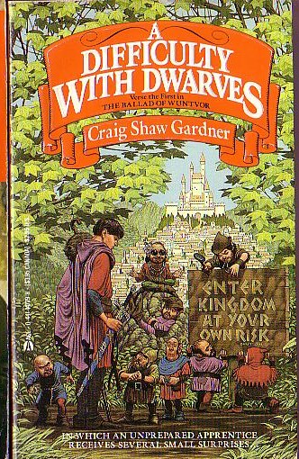 Craig Shaw Gardner  A DIFFICULTY WITH DWARVES front book cover image