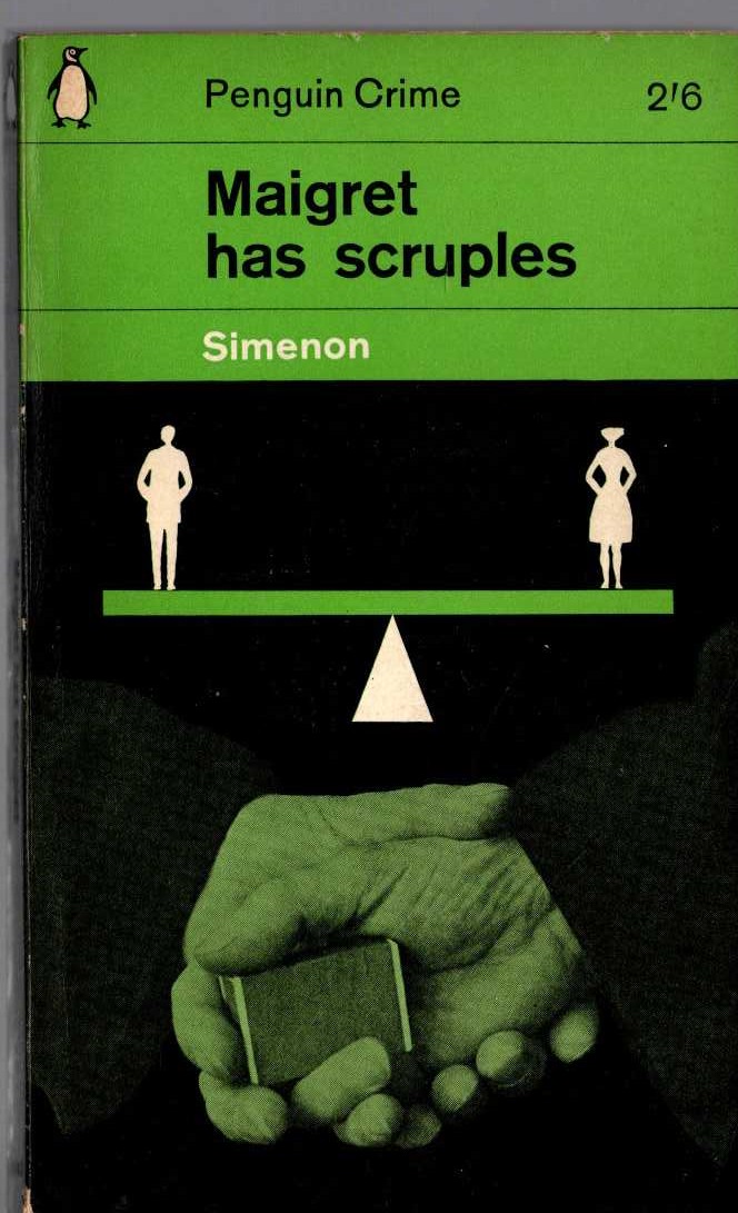 Georges Simenon  MAIGRET HAS SCRUPLES front book cover image