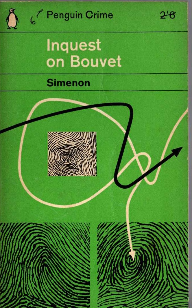 Georges Simenon  INQUEST ON BOUVET front book cover image