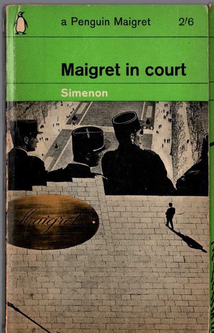 Georges Simenon  MAIGRET IN COURT front book cover image