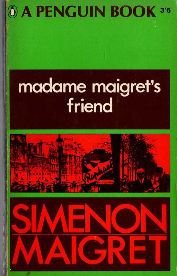 Georges Simenon  MADAME MAIGRET'S FRIEND front book cover image