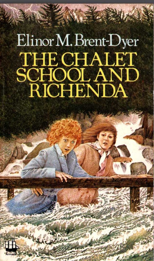 Elinor M. Brent-Dyer  THE CHALET SCHOOL AND RICHENDA front book cover image