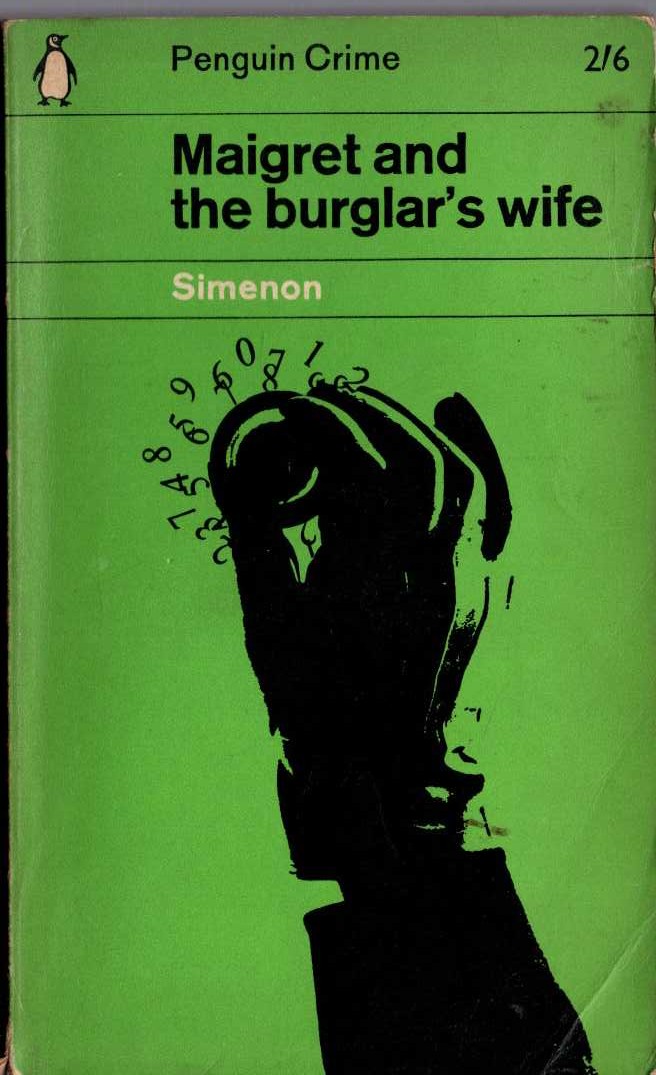 Georges Simenon  MAIGRET AND THE BURGLAR'S WIFE front book cover image
