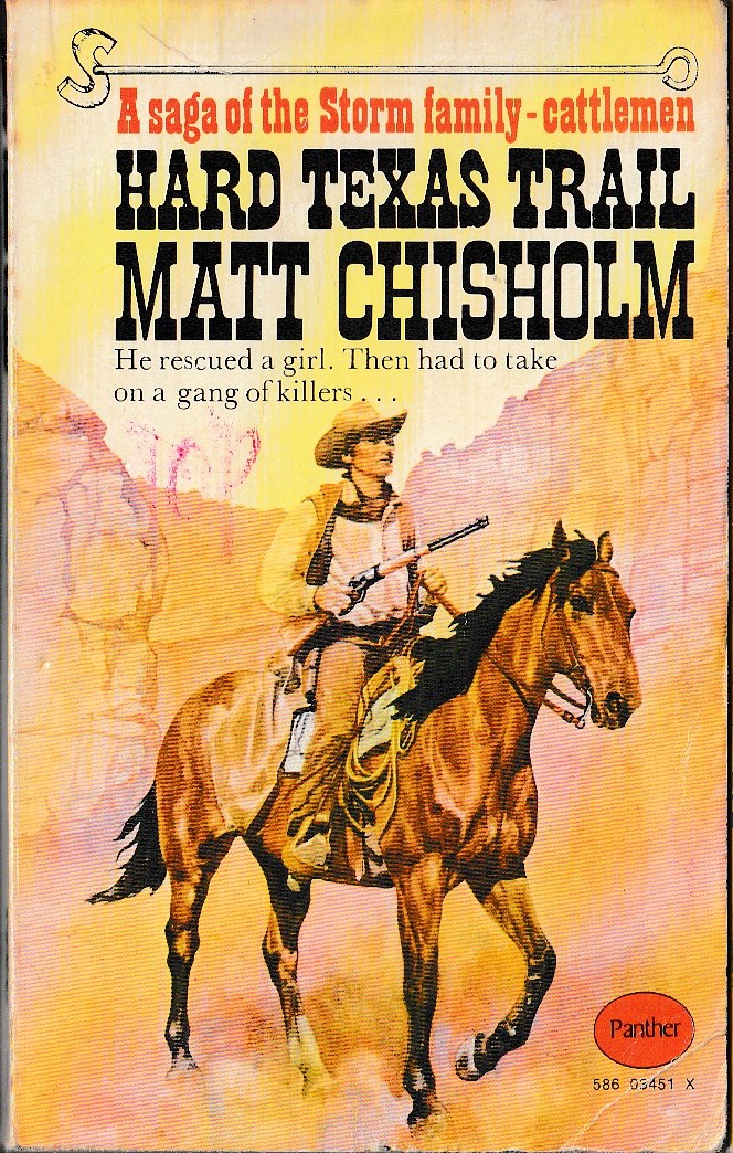 Matt Chisholm  HARD TEXAS TRAIL front book cover image