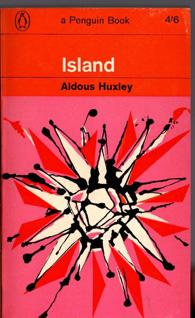 Aldous Huxley  ISLAND front book cover image