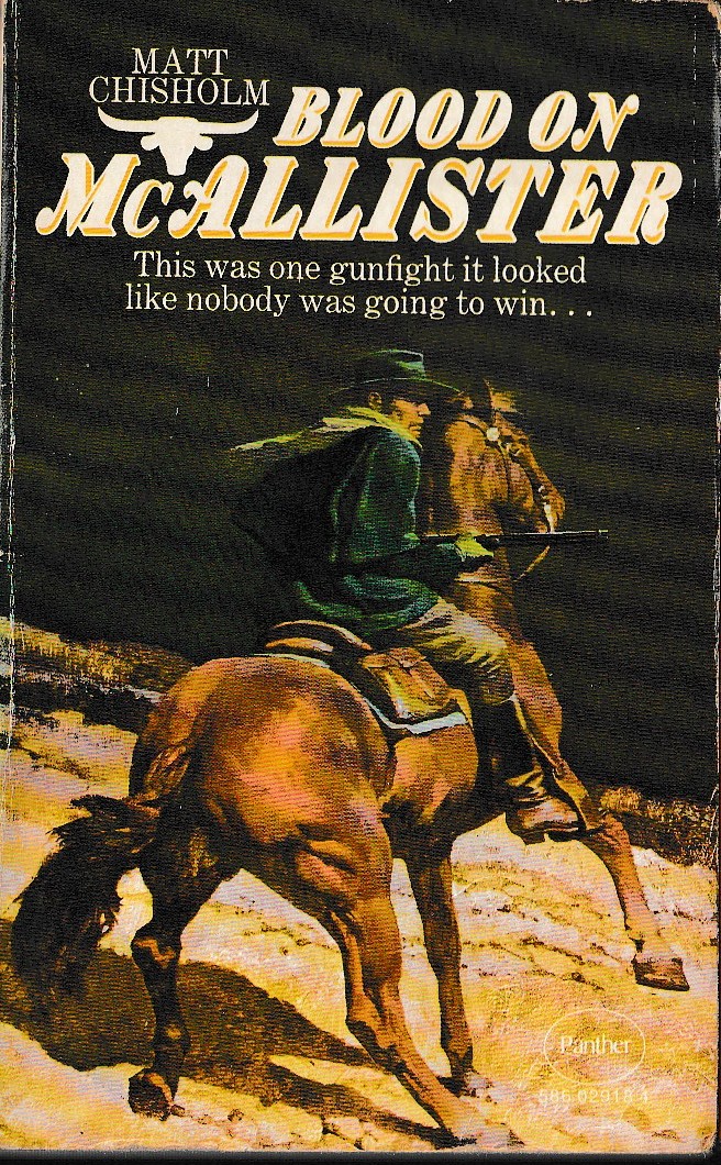 Matt Chisholm  BLOOD ON McALLISTER front book cover image