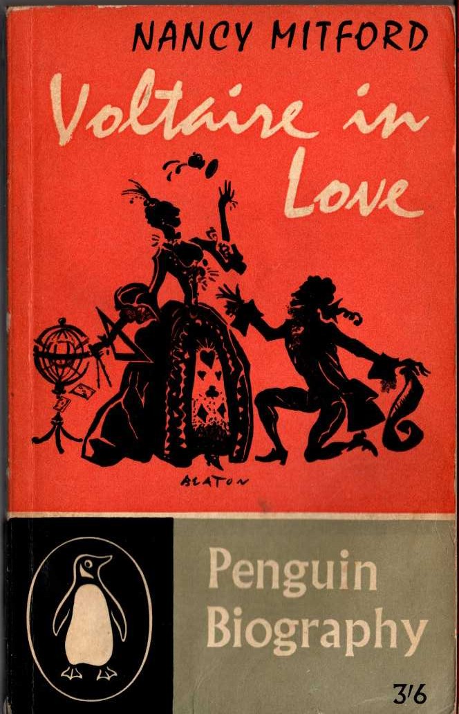 Nancy Mitford  VOLTAIRE IN LOVE (non-fiction) front book cover image
