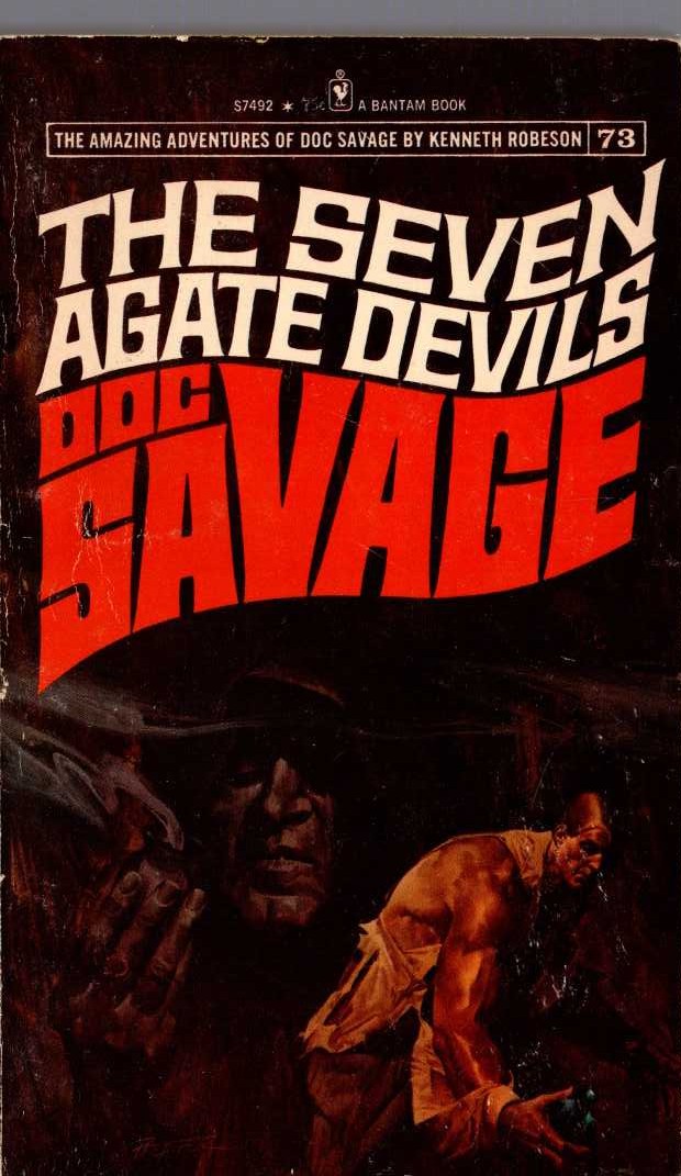 Kenneth Robeson  DOC SAVAGE: THE SEVEN AGATE DEVILS front book cover image