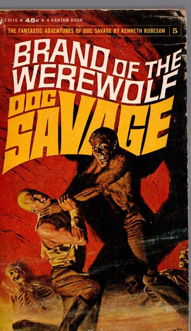 Kenneth Robeson  DOC SAVAGE: BRAND OF THE WEREWOLF front book cover image