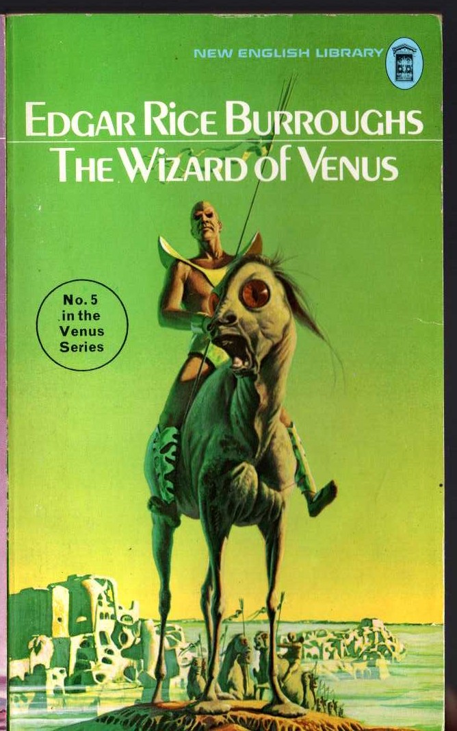 Edgar Rice Burroughs  THE WIZARD OF VENUS front book cover image