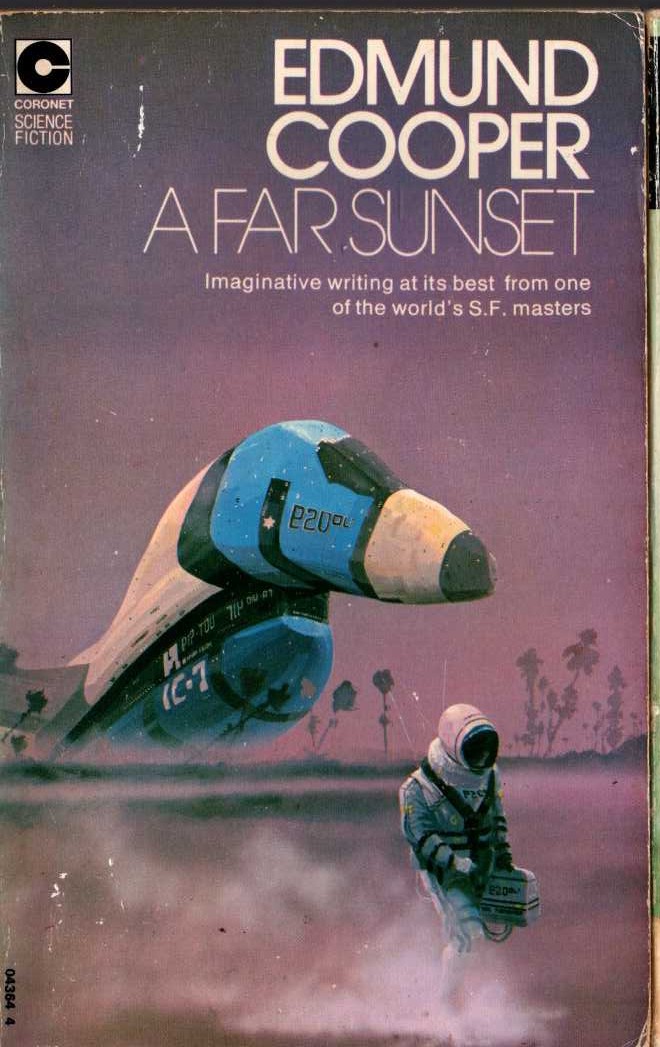 Edmund Cooper  A FAR SUNSET front book cover image