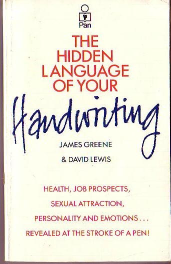 HANDWRITING, The Hidden Language of your by James Greene & David Lewis front book cover image