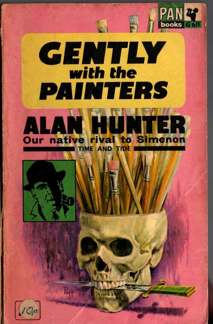 Alan Hunter  GENTLY WITH THE PAINTERS front book cover image