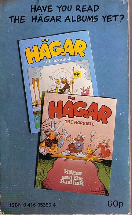 Dik Browne  HAGAR: THE CONQUERING HERO magnified rear book cover image