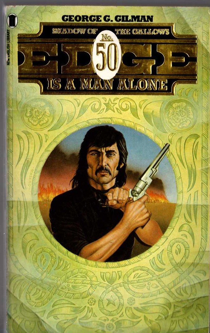 George G. Gilman  EDGE 50: SHADOW OF THE GALLOWS front book cover image