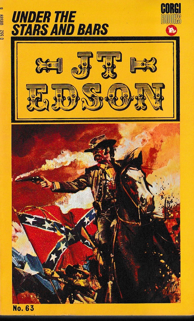 J.T. Edson  UNDER THE STARS AND BARS front book cover image