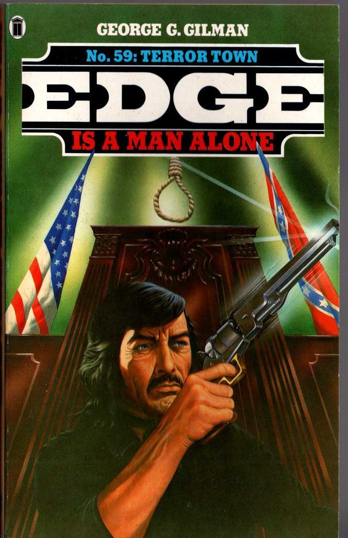 George G. Gilman  EDGE 59: TERROR TOWN front book cover image