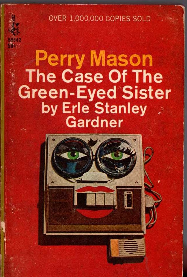 Erle Stanley Gardner  THE CASE OF THE GREEN-EYED SISTER front book cover image