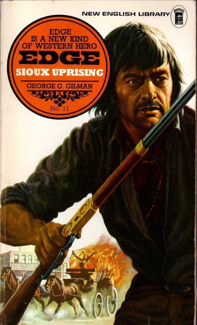 George G. Gilman  EDGE 11: SIOUX UPRISING front book cover image