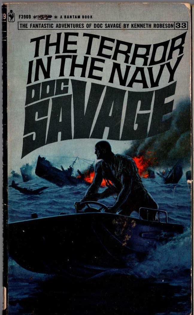 Kenneth Robeson  DOC SAVAGE: THE TERROR IN THE NAVY front book cover image